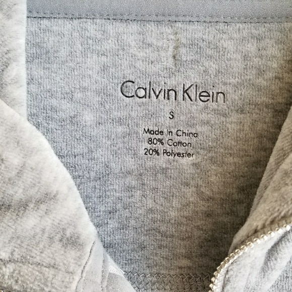 NWT Calvin Klein Velour Jacket, Size S - Picture 6 of 8